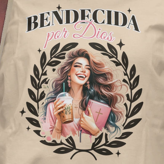 Bendecida por Dios - Beige Premium Soft T-Shirt
