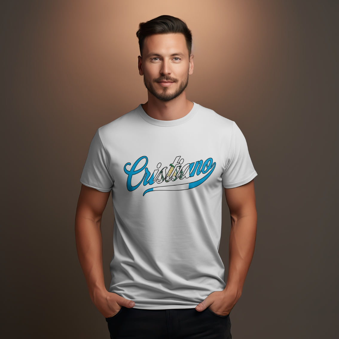 Cristiano Guatemala - Premium Soft T-Shirt White/Black
