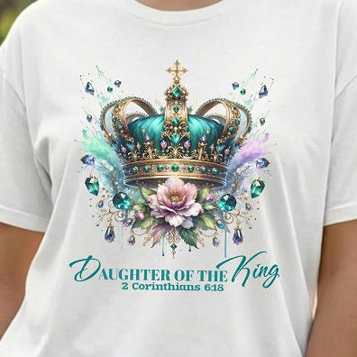 Daughter Of The King - Premium Soft T-Shirt Wht/Blk/Beige