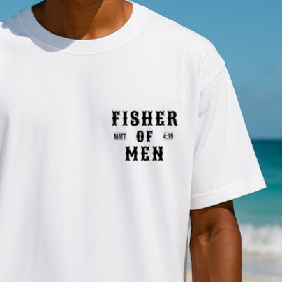 Fisher Of Men - Comfort Colors White Heavyweight T-Shirt