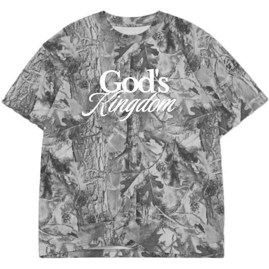 God's Kingdom Camo - Vintage Grey Wood