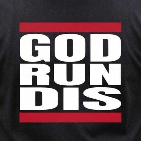 God Run Dis - Premium Unisex Soft T-Shirt Black