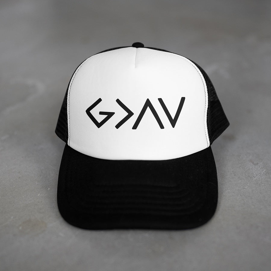 God Is Greater Than The Highs And Lows - Foam Trucker Hat