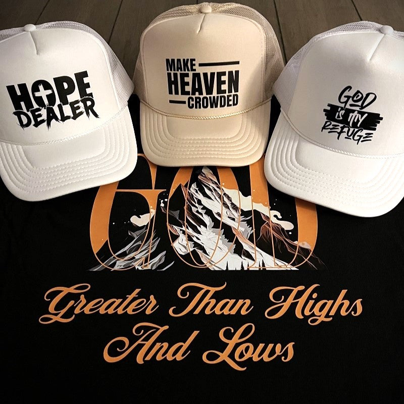 Make Heaven Crowded - Foam Trucker Hat Beige/White
