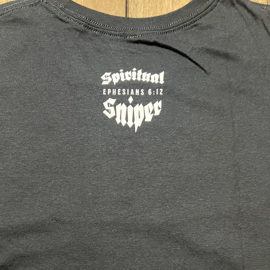 Spiritual Sniper - Premium Soft T-Shirt Black XL/Large (Sale)