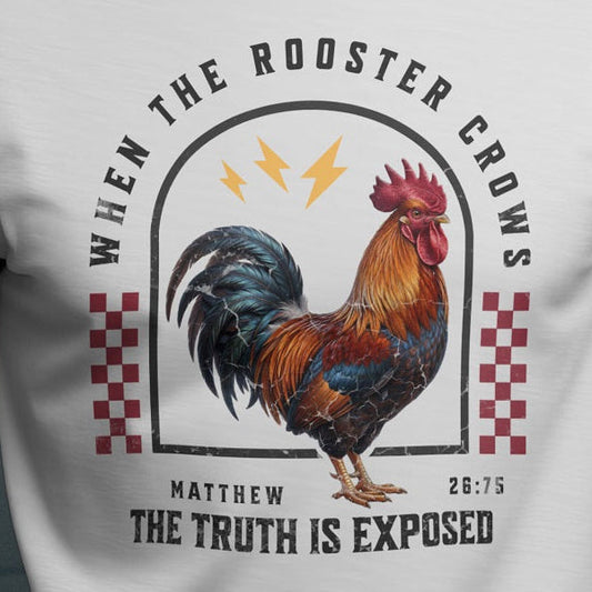 Rooster Crows - Premium Soft T-Shirt white