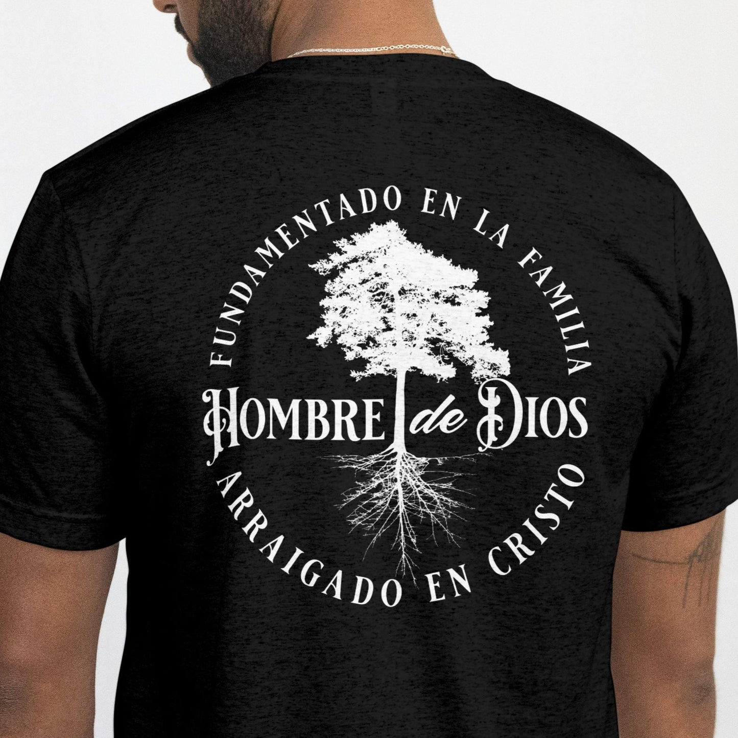 Hombre de DIos - Premium Soft T-Shirt Wht/Blk