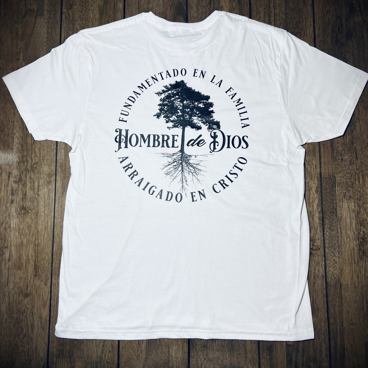 Hombre de DIos - Premium Soft T-Shirt Wht/Blk