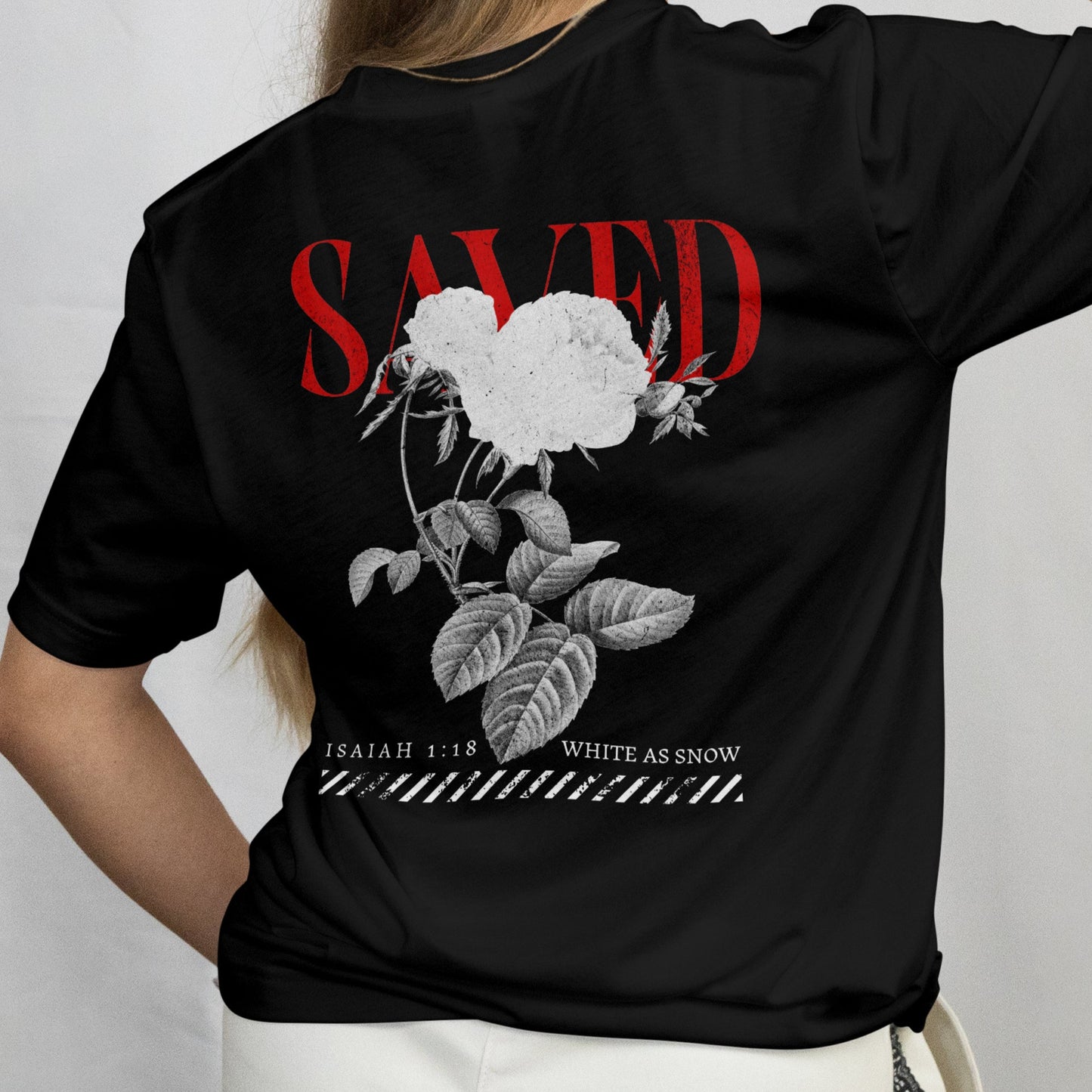 Saved - Comfort Colors Black Unisex Heavyweight T-Shirt