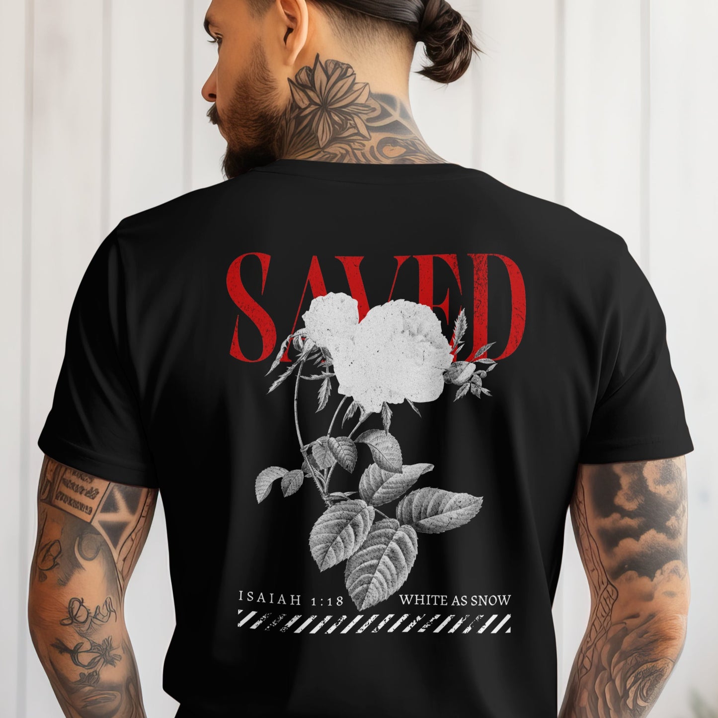Saved - Comfort Colors Black Unisex Heavyweight T-Shirt