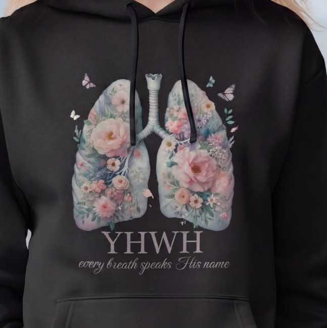 YHWH Breath - Hoodie Black