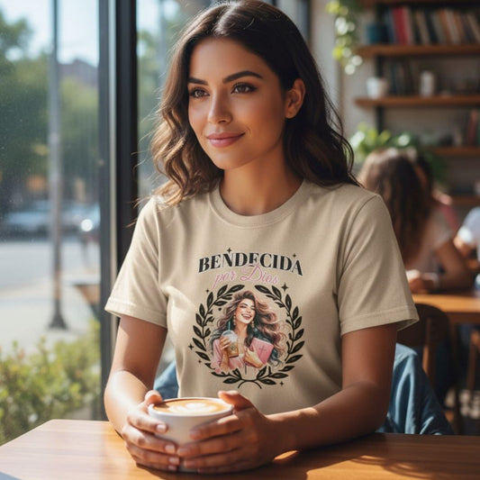 Bendecida por Dios - Beige Premium Soft T-Shirt