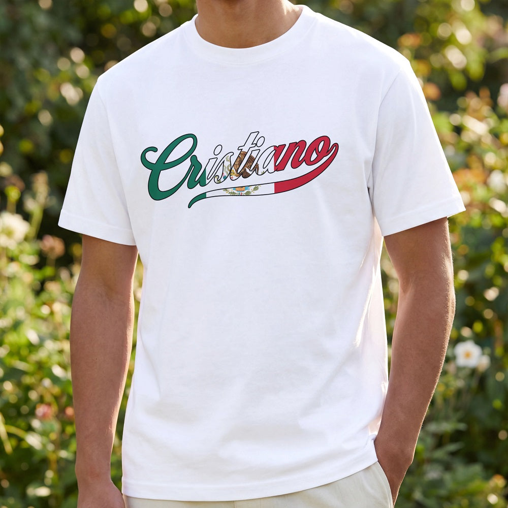 Cristiano Mexico - Premium Soft T-Shirt White/Black