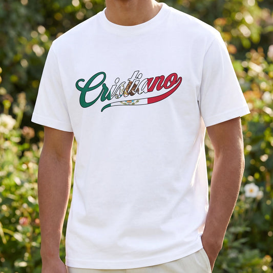 Cristiano Mexico - Premium Soft T-Shirt White/Black