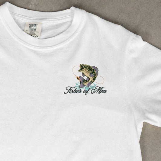 Fisher Of Men - Comfort Colors White Heavyweight T-Shirt