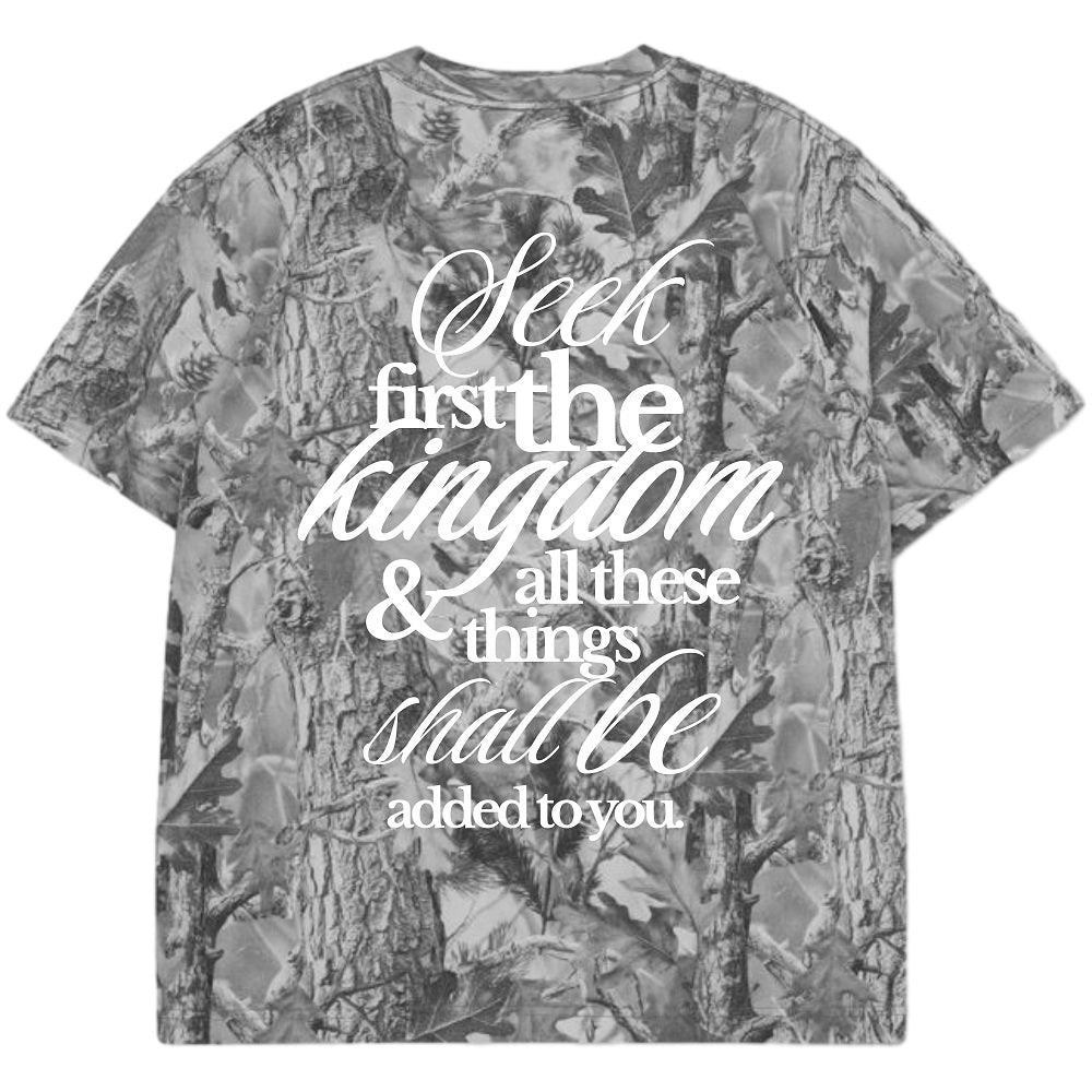 God's Kingdom Camo - Vintage Grey Wood