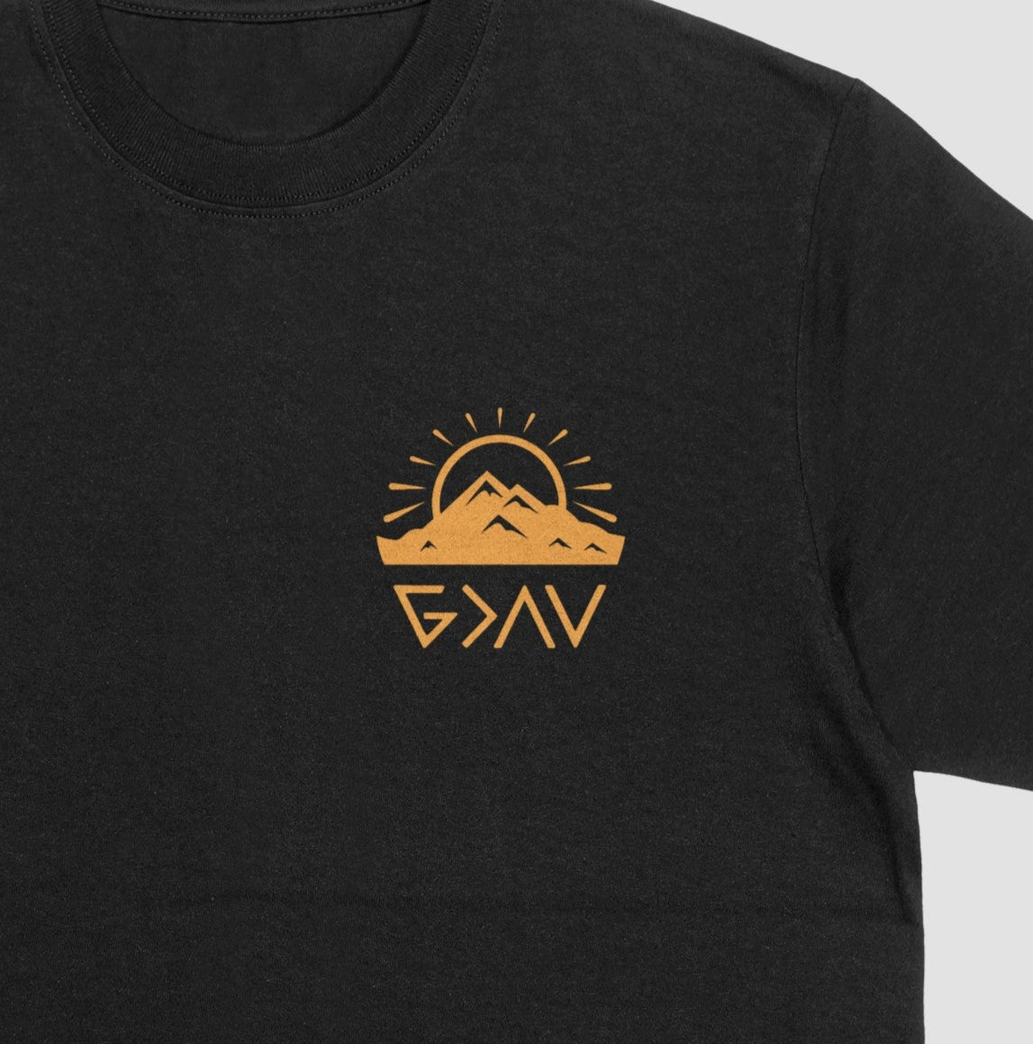 God Greater Than Highs And Lows - Comfort Colors Black Unisex Heavyweight T-Shirt