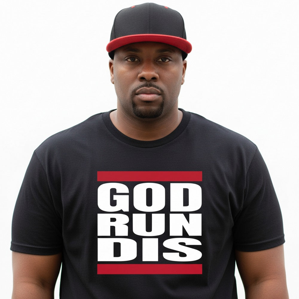 God Run Dis - Premium Unisex Soft T-Shirt Black