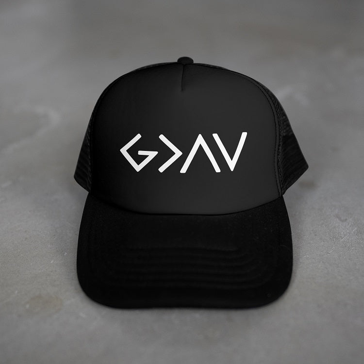 God Is Greater Than The Highs And Lows - Foam Trucker Hat