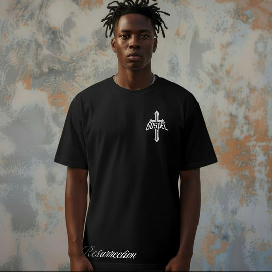 Gospel - Premium Max Heavyweight Box Fit Black T-Shirt