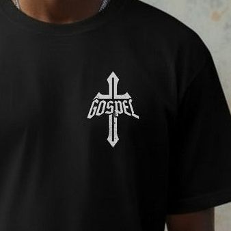 Gospel - Premium Max Heavyweight Box Fit Black T-Shirt