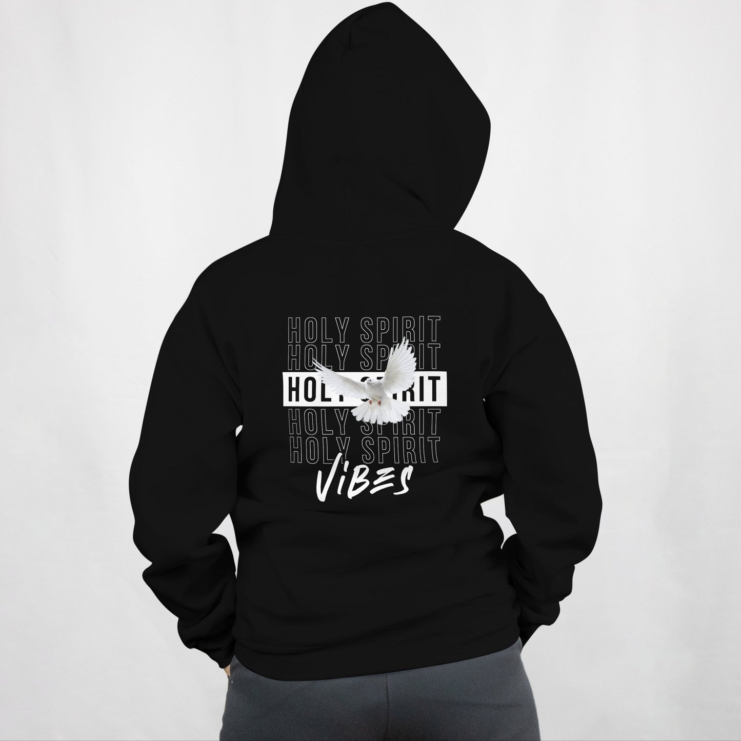 Holy Spirit Vibes - Hoodie Black