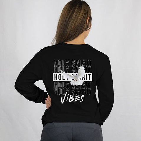 Holy Spirit vibes - Long Sleeve T-Shirt Unisex Black
