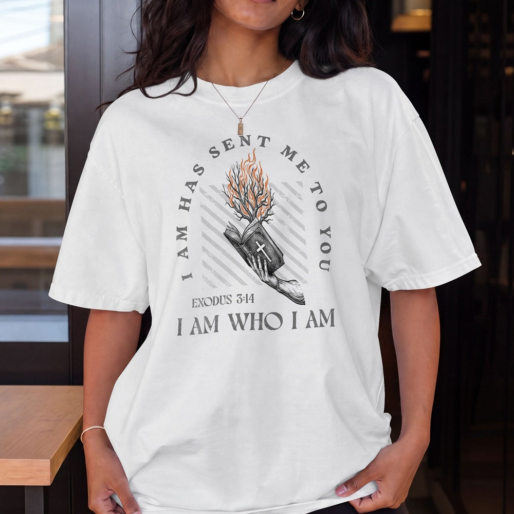 I AM Who I Am - Heavyweight Comfort Colors T-Shirt - White