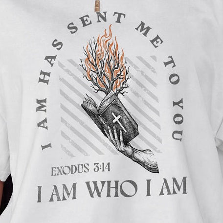 I AM Who I Am - Heavyweight Comfort Colors T-Shirt - White