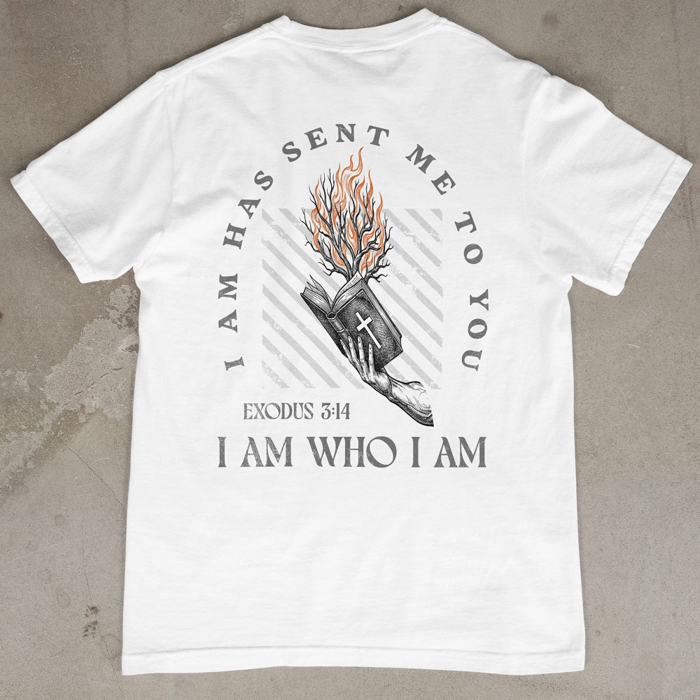 I AM Who I Am - Heavyweight Comfort Colors T-Shirt - White