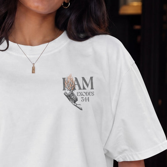 I AM Who I Am - Heavyweight Comfort Colors T-Shirt - White