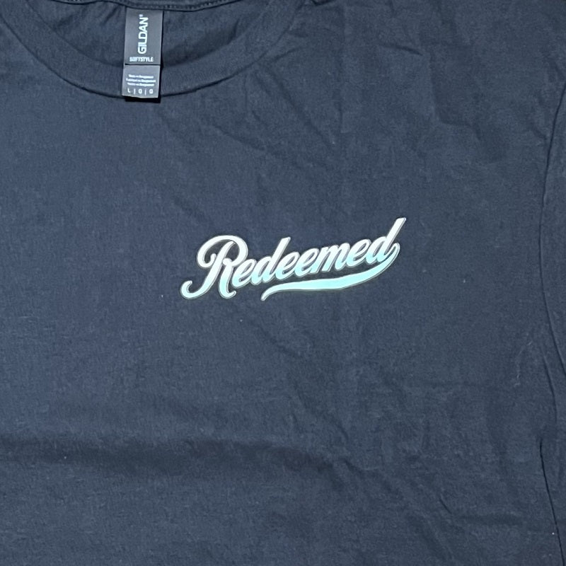 Redeemed By The Blood - Soft Premium T-Shirt Black Large (Sale)