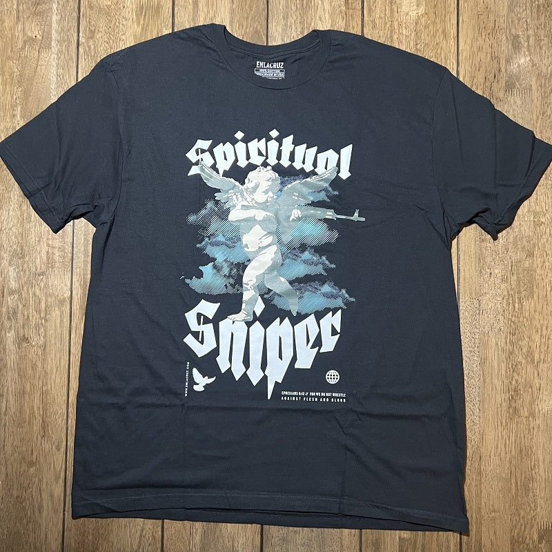 Spiritual Sniper - Premium Soft T-Shirt Black XL/Large (Sale)