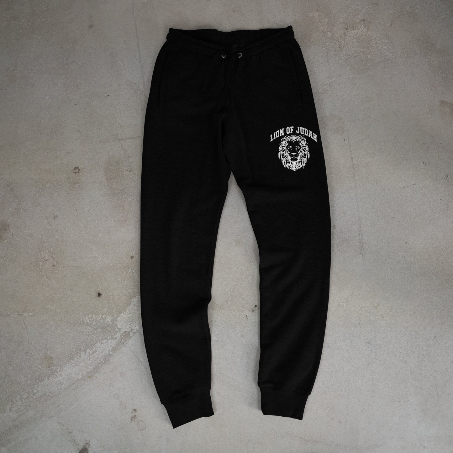 Lion Of Judah - Bundle Heather Black Shirt and Joggers