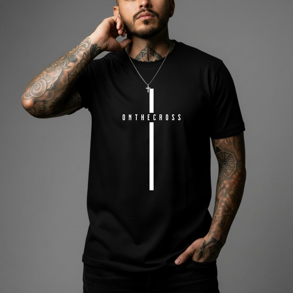 ONTHECROSS Logo - Premium Soft T-Shirt Black