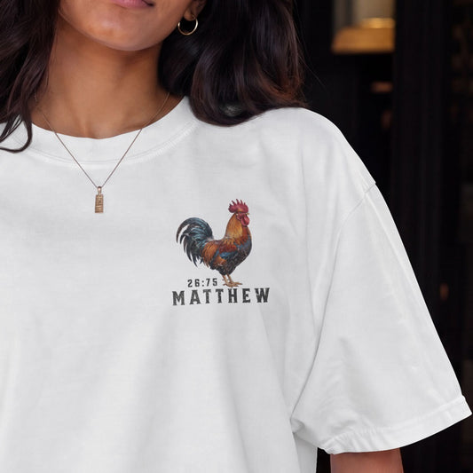 Rooster Crows - Premium Soft T-Shirt white