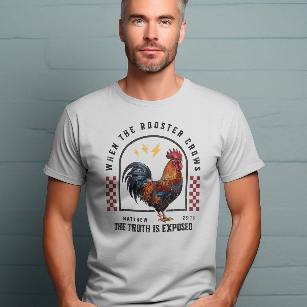 Rooster Crows - Premium Soft T-Shirt white