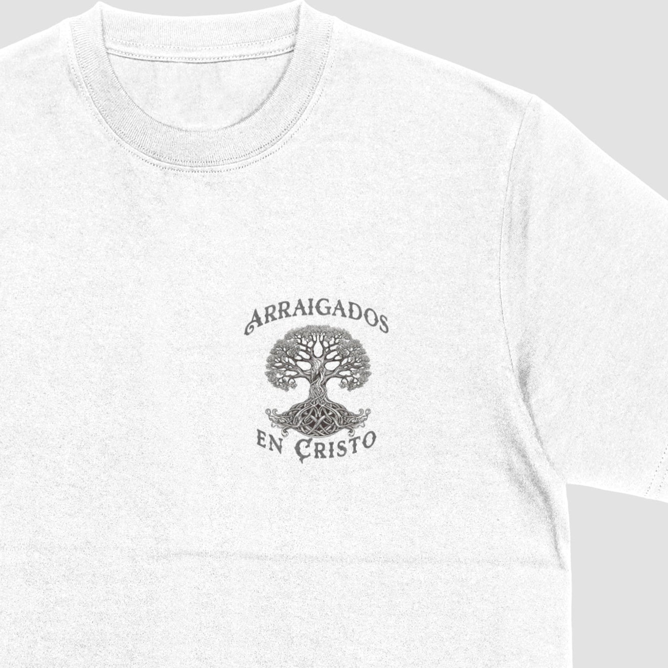 Arraigados En Cristo - Unisex Premium Soft T-Shirt Blk/Wht