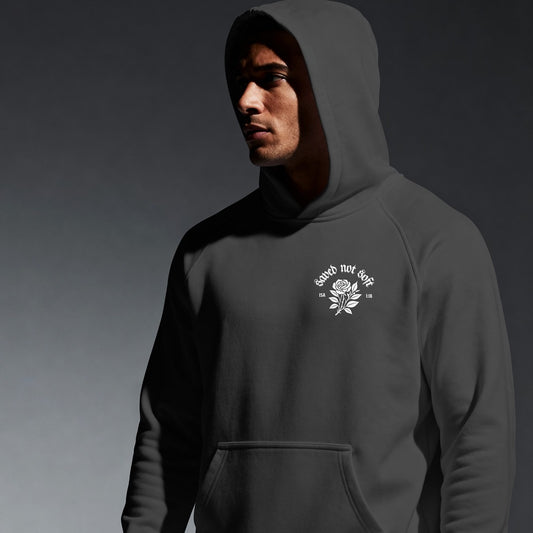 Saved Not Soft - Hoodie Charcoal
