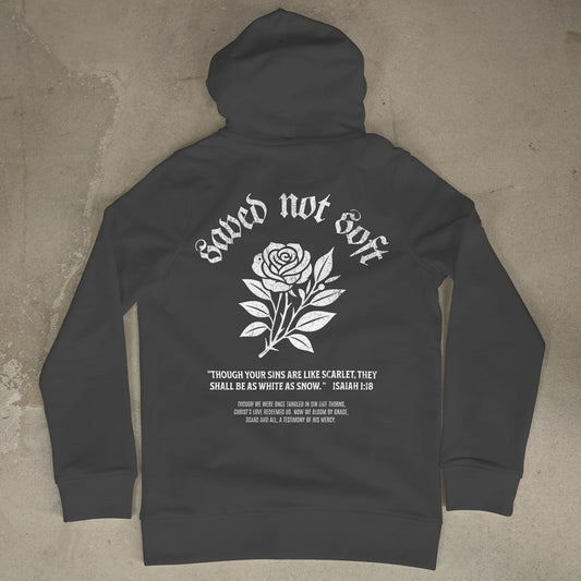 Saved Not Soft - Hoodie Charcoal