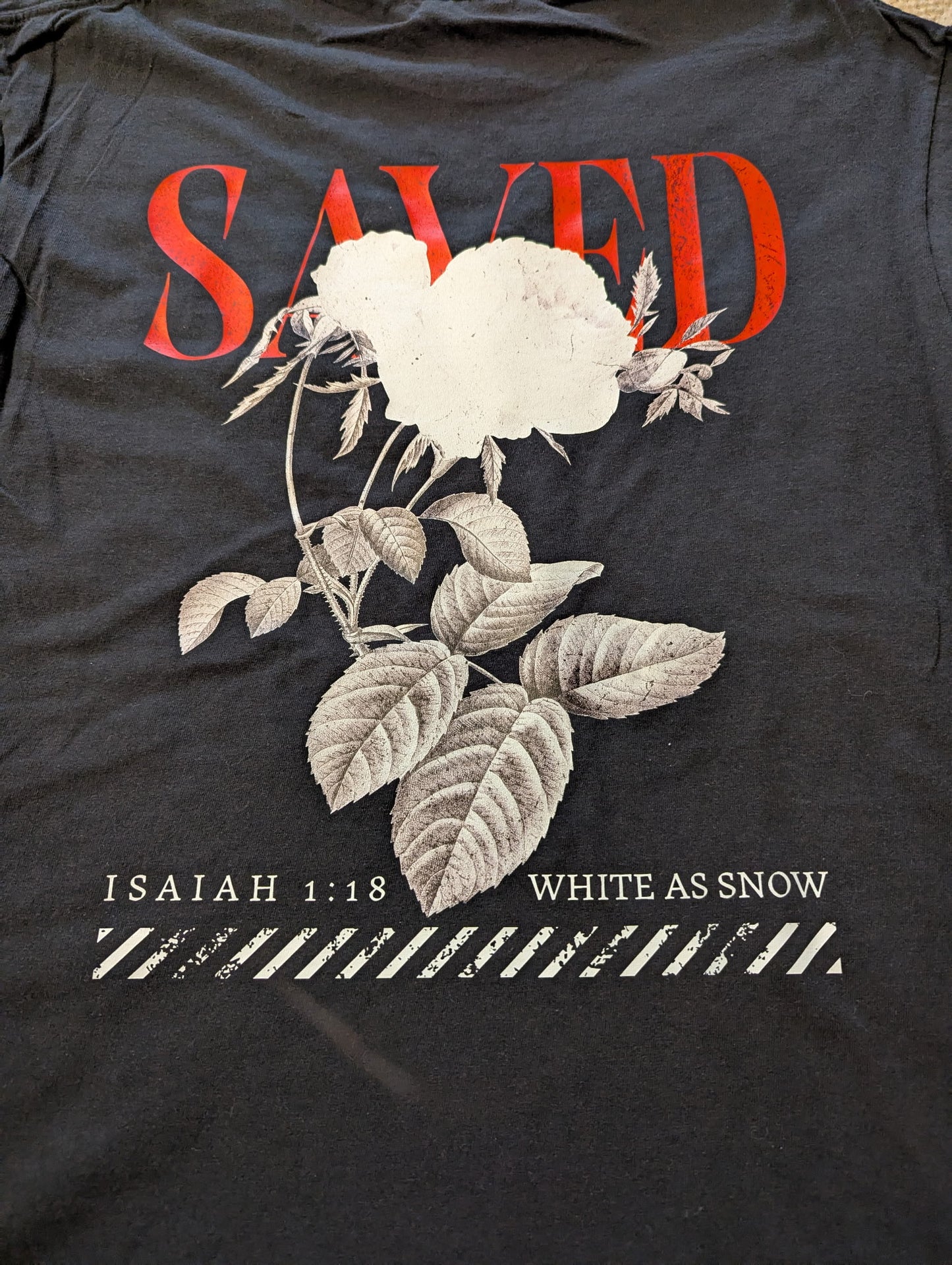 Saved - Comfort Colors Black Unisex Heavyweight T-Shirt