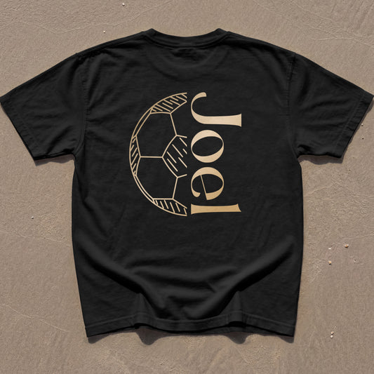 Soccer Mom - (Name Personalization) Comfort Colors Black
