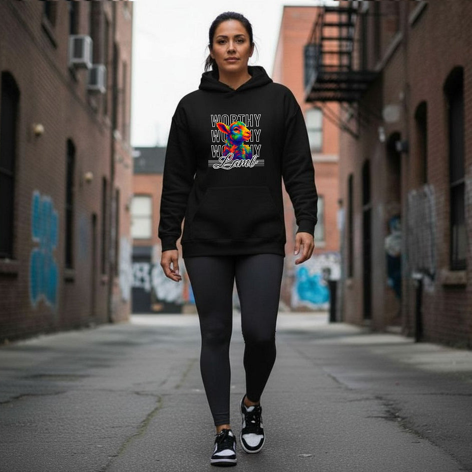 Worthy is the Lamb - Hoodie Black