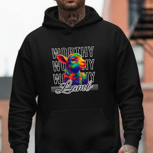 Worthy is the Lamb - Hoodie Black