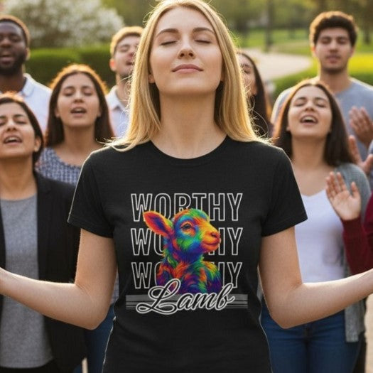 Worthy is the Lamb - Premium Soft T-Shirt Black