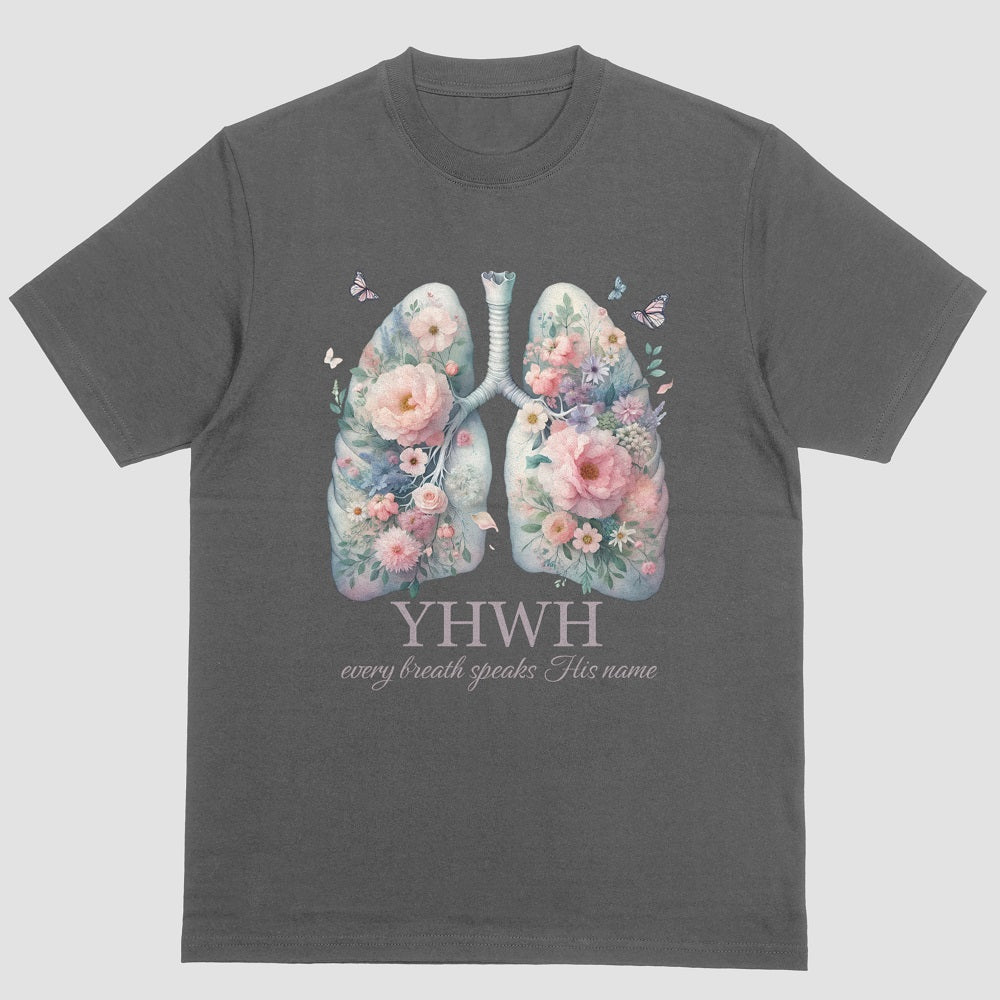 YHWH Breath - Premium Soft T-Shirt Blk/Grey/Wht