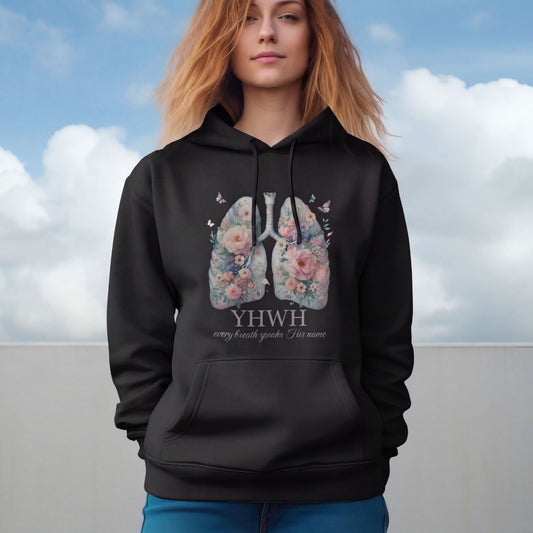 YHWH Breath - Hoodie Black