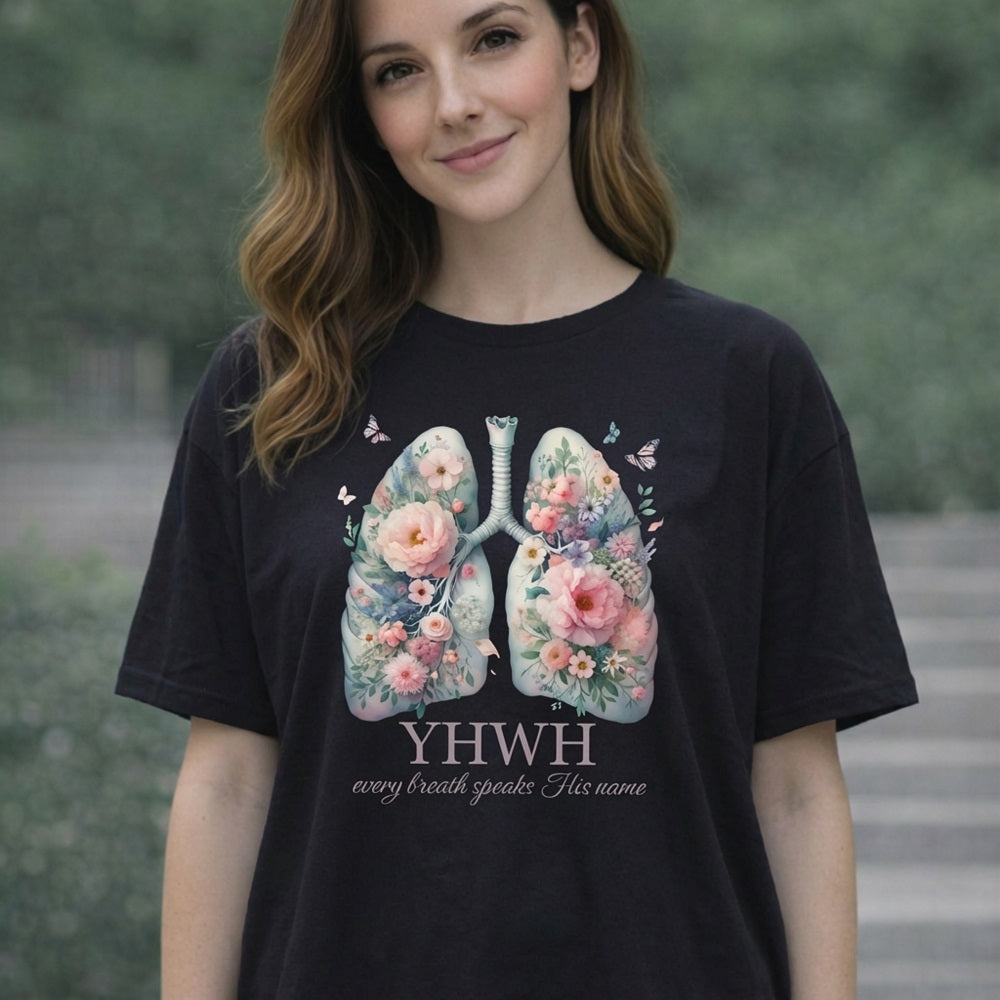 YHWH Breath - Premium Soft T-Shirt Blk/Grey/Wht