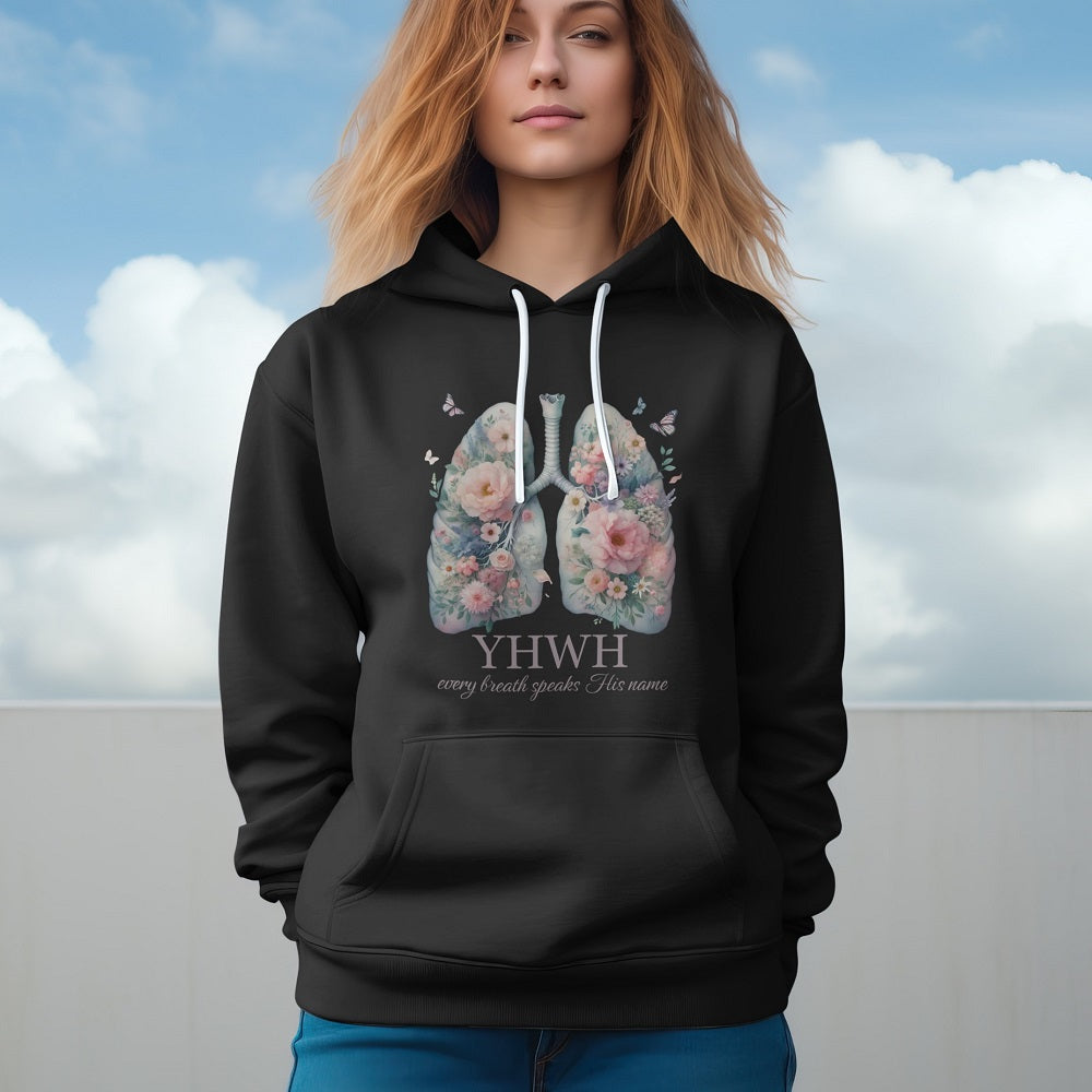 YHWH Breath - Hoodie Black