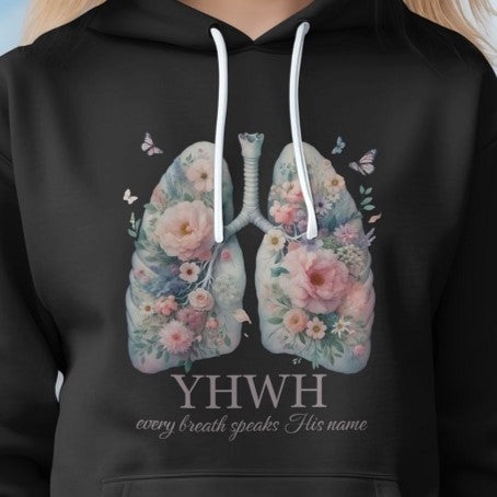 YHWH Breath - Hoodie Black